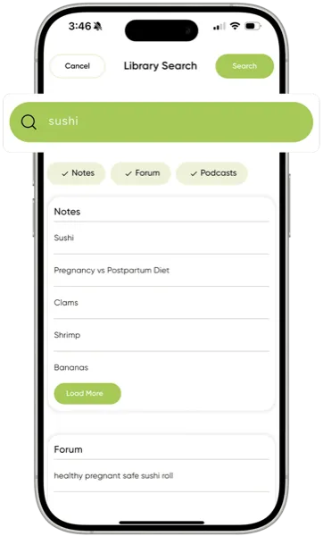 Pregnancy Food Checker - Check the safety of any food or beverage for pregnancy.
